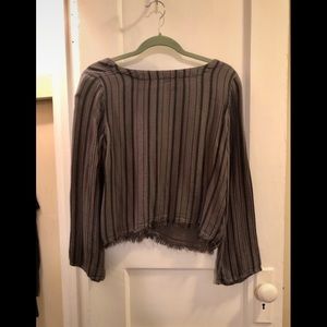 Cloth & Stone Long Sleeve Crop